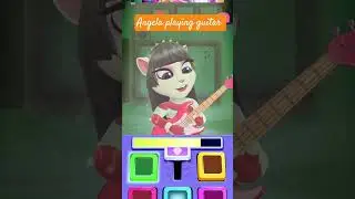 Angela playing guitar #angela2 #guitar #dressup