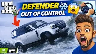 Defender 2024 : Offroading on very dangerous road/ultra high graphics/hindi/#gta5 /#defender