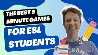 THE BEST 5 minute games for the ESL classroom | Fun & easy 5-minute ESL activities for all ages