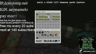 donut smp rating bases & flower gambling &lootdrop & giveaways /building a stash