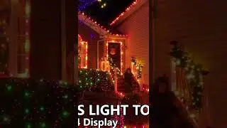 My tru-tone and Twinkly Christmas light display #Christmas #christmasdecorations #christmaslights