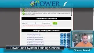 Power Lead System How to make Subdomains Easily in Power Lead System! sub domains
