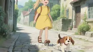 Cute Puppy & Little Girl Story for Kids | Lita and Toffee