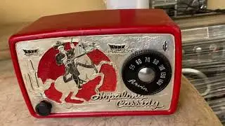 Vintage Radio ARVIN 441T HOPALONG CASSIDY  OLD western