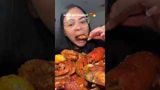SEAFOOD EXPLOSION! 🦀 Spicy boils, juicy crab & shell-crackin&rsquo; fun! #SeafoodMukbang #CrackNSlurp