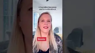 Difference between beside and besides 🇬🇧