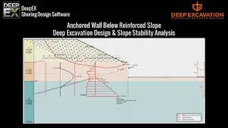 DeepEX : Excavation Below Reinforced Slope