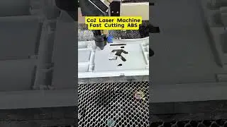 ABS Plastic Cutting With the CO2 Laser Cutter Engraver Machine