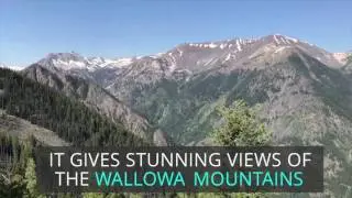 View from the gondola ride up the Wallowa Mountains