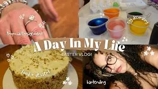 Easter Vlog! proposal, charcuterie, egg decorating