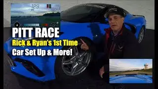 DRIVING ON PITT RACE TRACK SAME TRACK USED FOR C8 Z06 REVEAL