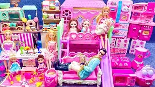 15 Minutes Satisfying with Unboxing Barbie Princess Bed & Wardrobe Dress Up Playset ASMR Review Toys