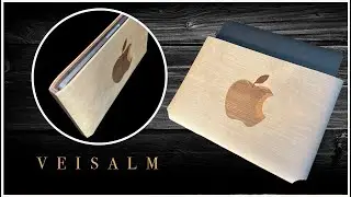 Making of wooden MacBook laptop case