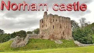 Trail trek Norham castle Northumberland scottish border