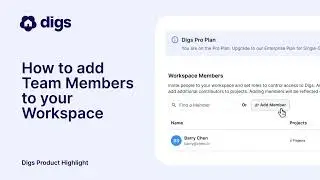 Digs Software Tutorial: How to Add Team Members