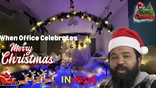 Office christmas celebration ✌️❤️🎉 full jolly jolly