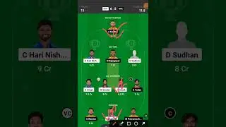 SMP vs NRK Dream11 Team Prediction | SMP vs NRK Dream11 Team | TNPL 20233rd T20 Match Prediction