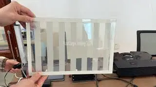 Smart glass, intelligent film (pattern custom series)#pdlcfilm #smart films