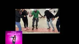 Young girls asked J.Juice to do the Shake A Leg Dance at the Mall