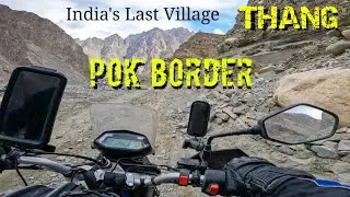 THANG VILLAGE | INDIA'S LAST VILLAGE | DAY 7 | LEH LADAKH 2024| GujjuRider