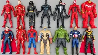 AVENGERS ASSEMBLE FIGHT, HULK FIGHT VENOM VS THANOS, SPIDER-MAN, IRON MAN, CAPTAIN AMERICA, RED HULK