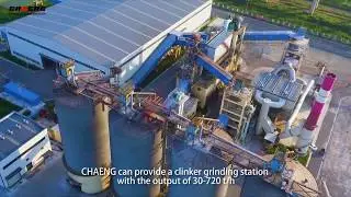 Cement clinker grinding plant, cement grinding mill