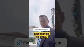 What happens if you are arrested before Christmas?