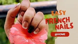 How to paint nails perfectly with French tips- step by step 💅