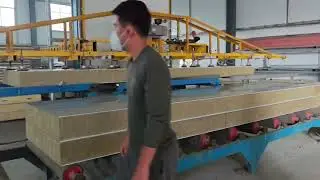 Z-lock sandwich panel production line