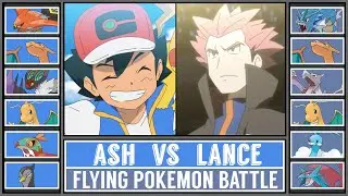 FLYING POK&Eacute;MON BATTLE | ASH vs LANCE