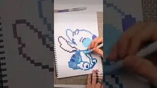 #drawing #disney #satisfying #stitch #anime #art #pixelart #artist #liloystitch