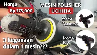 3 in one || Mesin Polisher multifungsi uchiha bisa untuk poles, bor, & gerinda