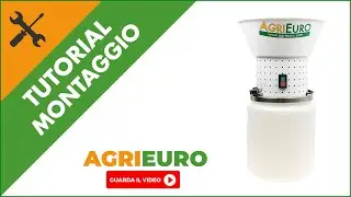 Elettromulino AgriEuro AG004: montaggio completo del mulino elettrico a bidone per cereali