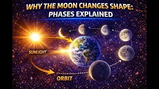 Why the Moon Changes Shape Phases Explained