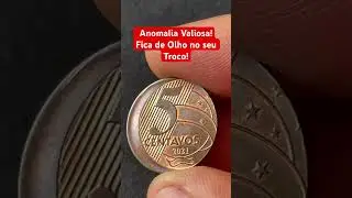 Moeda Ca&ccedil;ada! 5 Centavos 2021 com anomalia valiosa! #deolhonotroco#moedacomanomalia#moedavaliosa