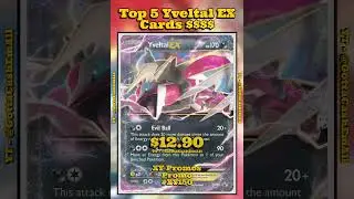 Top 5 Most Expensive Yveltal EX Pok&eacute;mon Cards! 💰 #pokemon #pokemoncards #pokemontcg #pok&eacute;mon #top5