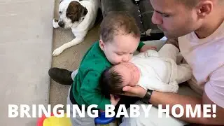 BRINGING BABY GIRL HOME!! | DAY IN THE LIFE WITH A NEWBORN || AMY JACKSON