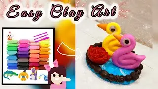 Easy CLAY Craft Ideas💡#Clay Art @CrafteeFairy 