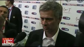 Josè Mourinho dopo la Finale di Coppa Italia Inter-Roma 1-0 del 05/05/2010