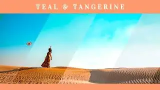 30 Teal Tangerine Lightroom Presets Mobile Photoshop Actions ACR Filters Instagram Vintage