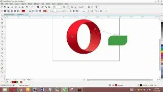 How To Quickly Draw The Opera Mini Browser Logo In Corel Draw X7