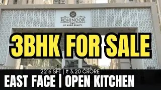 Brand New 3BHK Luxury  East Apartment for RESALE in Hyderabad Hitech City | Kohinoor by Auro Realty