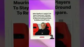 MOURINHO LOCKS THEM IN! 🔒😠 Benfica Players Banned from Going Home? #shorts #football #benefica