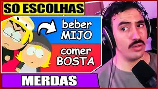 2 GÊNIOS fazendo as PIORES escolhas possíveis | Leozin React