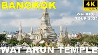 Wat Arun Walking Tour 🇹🇭 | 4K UHD Bangkok Temple Experience