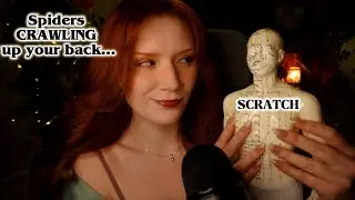 ASMR Acupuncture Doll💆Clicky whisper & Gentle Tapping 💅