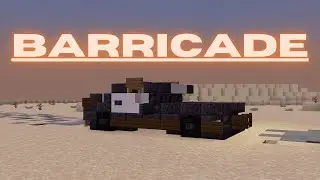 Minecraft: How to build a Police Car in Minecraft (Barricade) Minecraft Transformers Tutorial