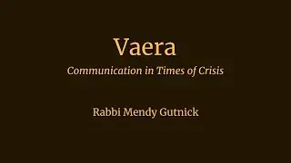 Torah Portion of Vaera