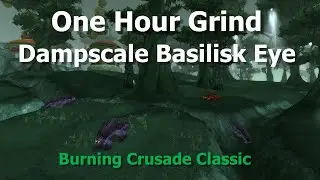 One Hour Grind Dampscale Basilisk Eye--Gold Farming in WoW TBC Classic