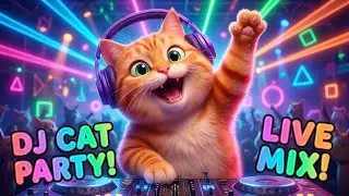 Кошачий танец | DJ Cat в доме! 🎵🐱 | Забавные детские песенки | Смешной танец | @creativekiddos27